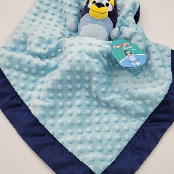 Lovey Bluey Plush Security Blanket, double minky 22 x 21. - Picture 10 of 12